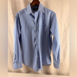 Ralph Lauren Light Blue Checked Dress Shirt